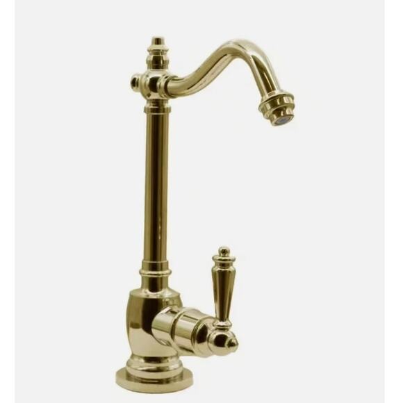 Westbrass Single-Handle Hot Water Dispenser Faucet D205-NL-01, Polished Brass - Picture 1 of 5